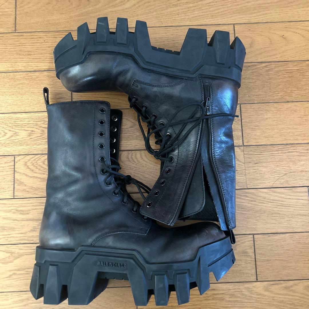 靴 balenciaga faded bulldozer boots 41 Balenciaga Bulldozer Lace-Up Boots | Saks Fifth Avenue