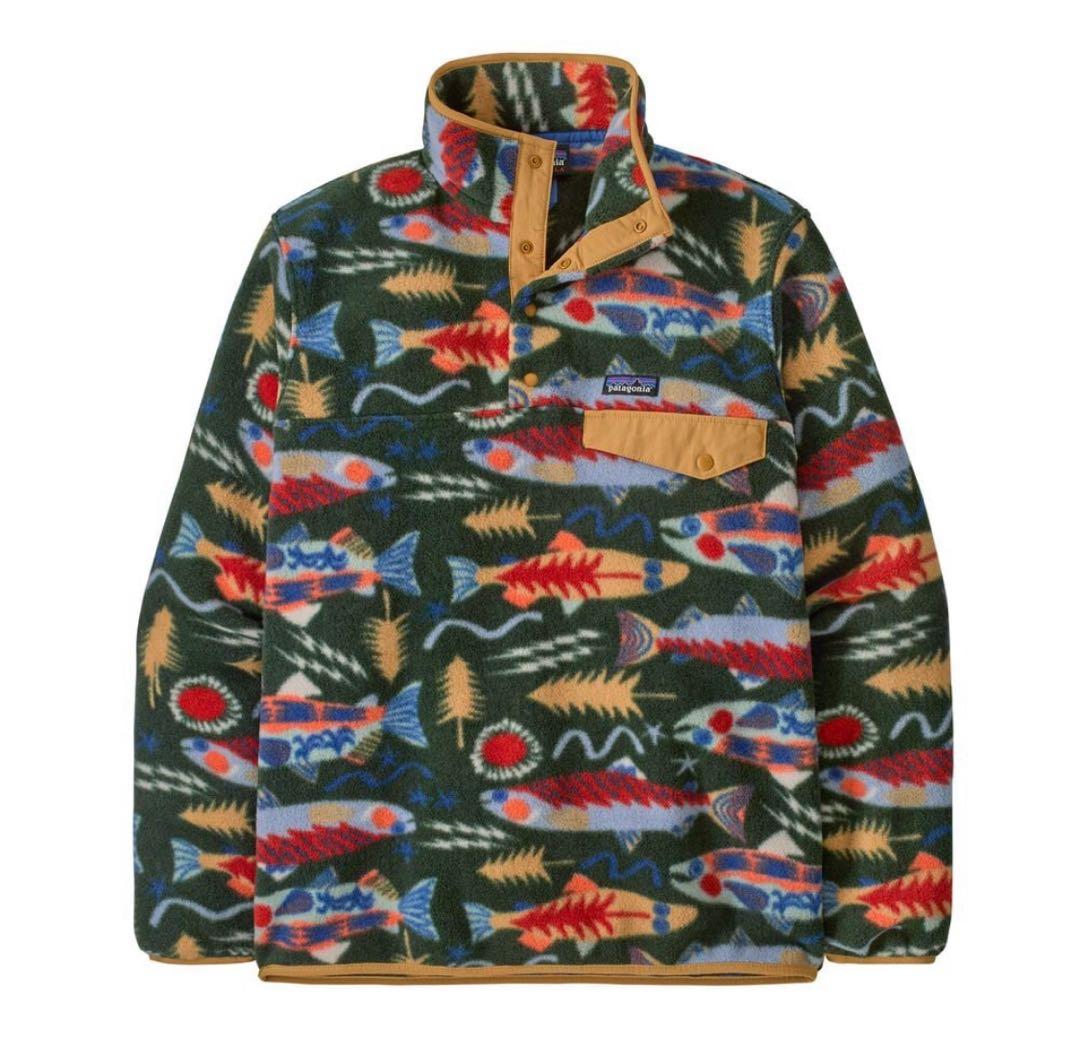 新品 M Patagonia パタゴニア シンチラ スナップT seog patagoniams-lw-synch-snap-t-po