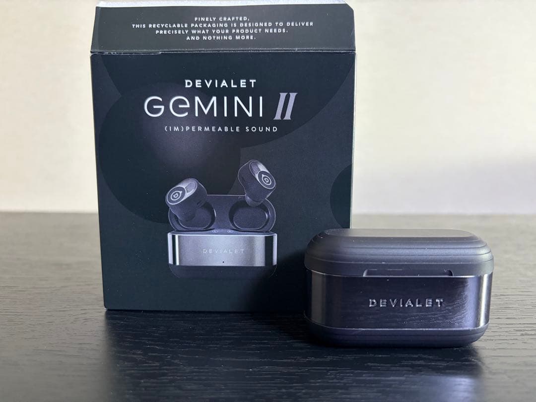 完全ワイヤレスイヤホン Gemini II MATTE BLACK LR161 Amazon.com: Devialet Gemini II True Wireless Earbuds - Matte Black
