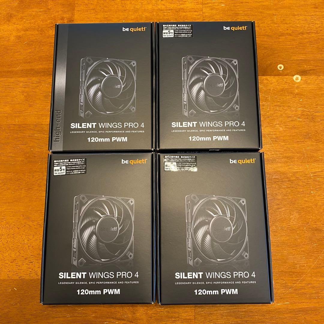 be quiet! SILENT WINGS PRO4 120mm PWM 4個 SILENT WINGS PRO 4 | 120mm PWM silent high-end Fans from be quiet!