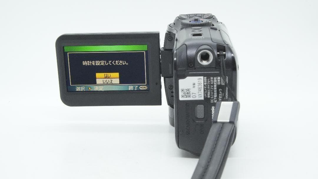 A2116】 Panasonic HDC-SD7 ブラック パナソニック - メルカリ