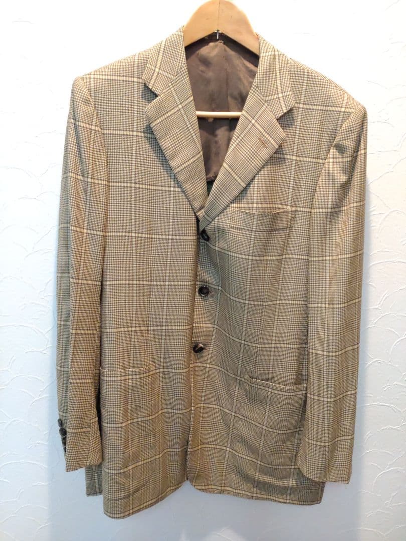 新品　美品　Kitonキートン　カシミア100% ジャケット　ギンガムチェック 2026年最新】kiton vicunaの人気アイテム - メルカリ