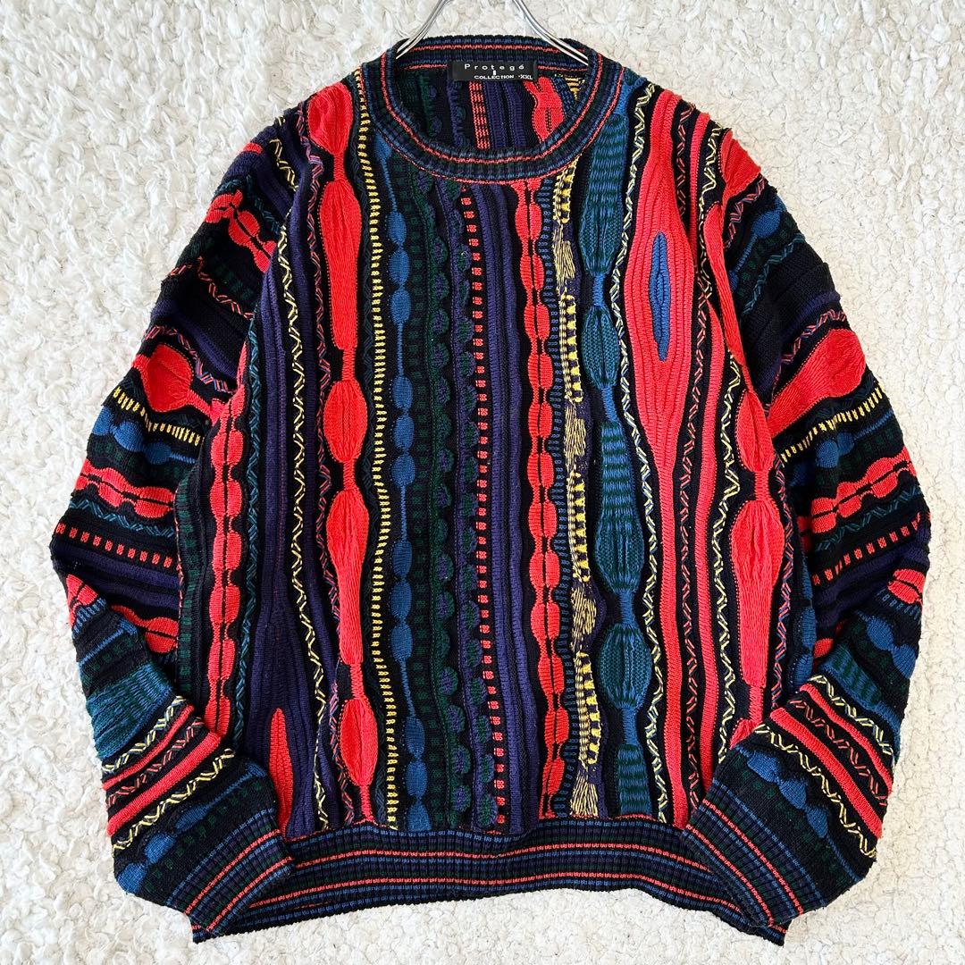 希少サイズ PROTEGE COLLECTION USA3D ニット XXL Cortina 2026 Wool Sweater – Gorsuch