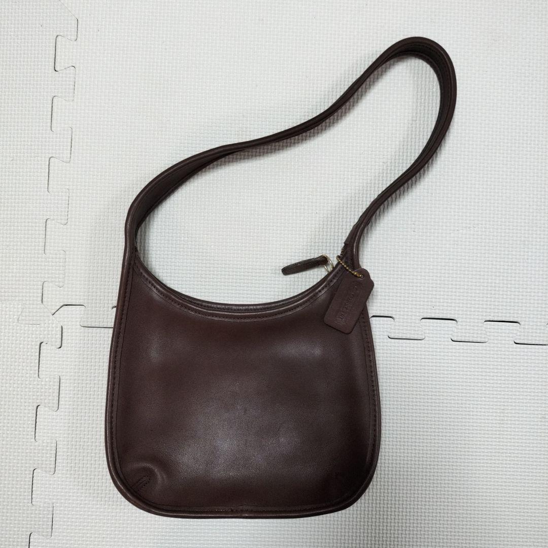 コーチ　COACH エルゴ ショルダーバッグ 9020 ブラウン　オールド Coach 9020 leather ergo - Gem