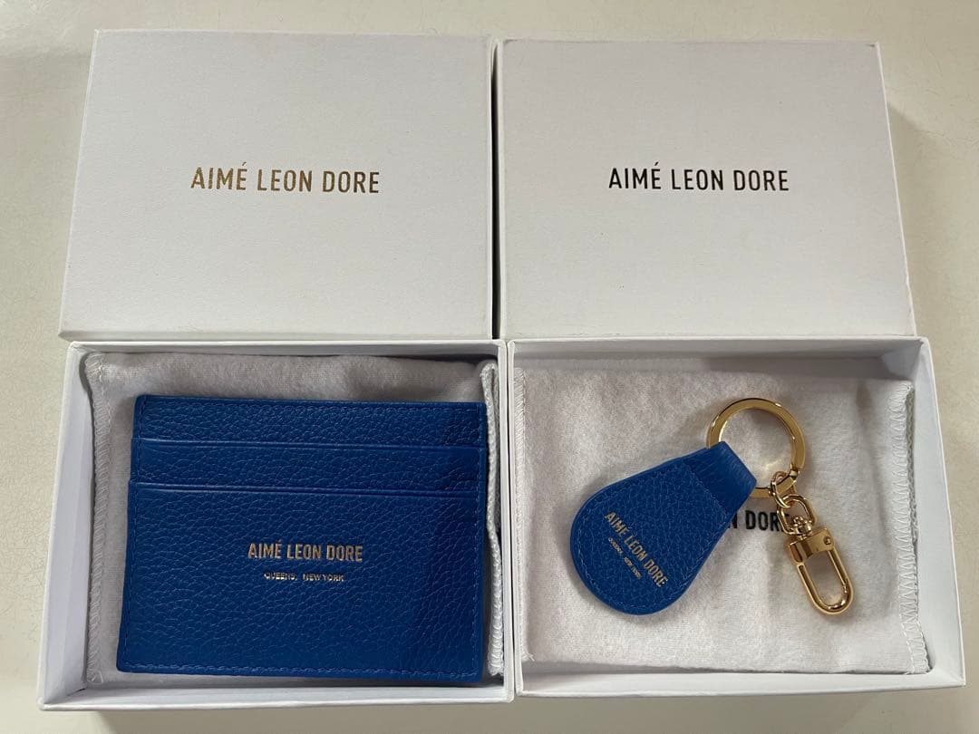 aime leon dore LeatherCardHolder& KeyFob - メルカリ