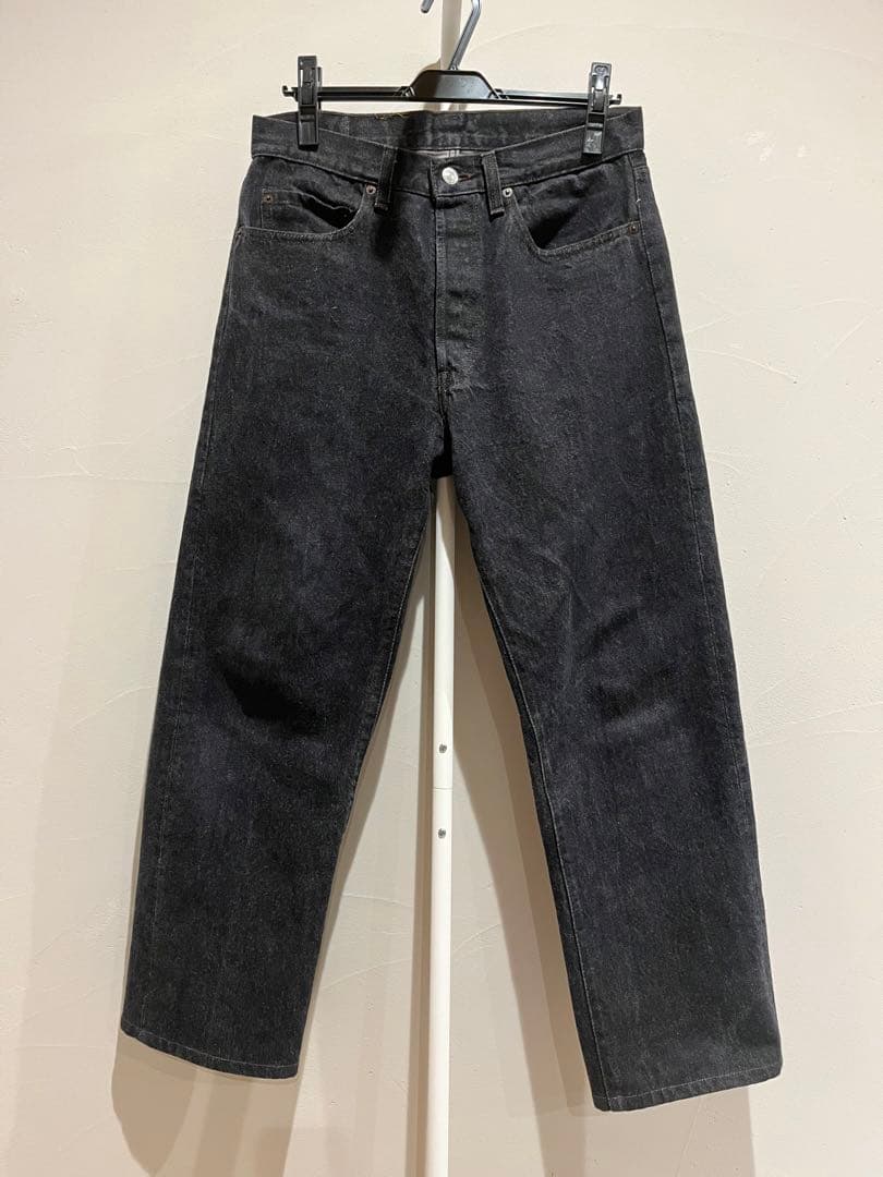 80s Vintageリーバイス 501 USA製 先染めブラック 希少 デッドストック☆80s USA製 Levi'sリーバイス 501 先染め ブラック