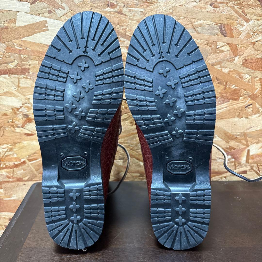 ブルックスブラザーズ&ランコート wネーム モカブーツ ビブラム仕様size7