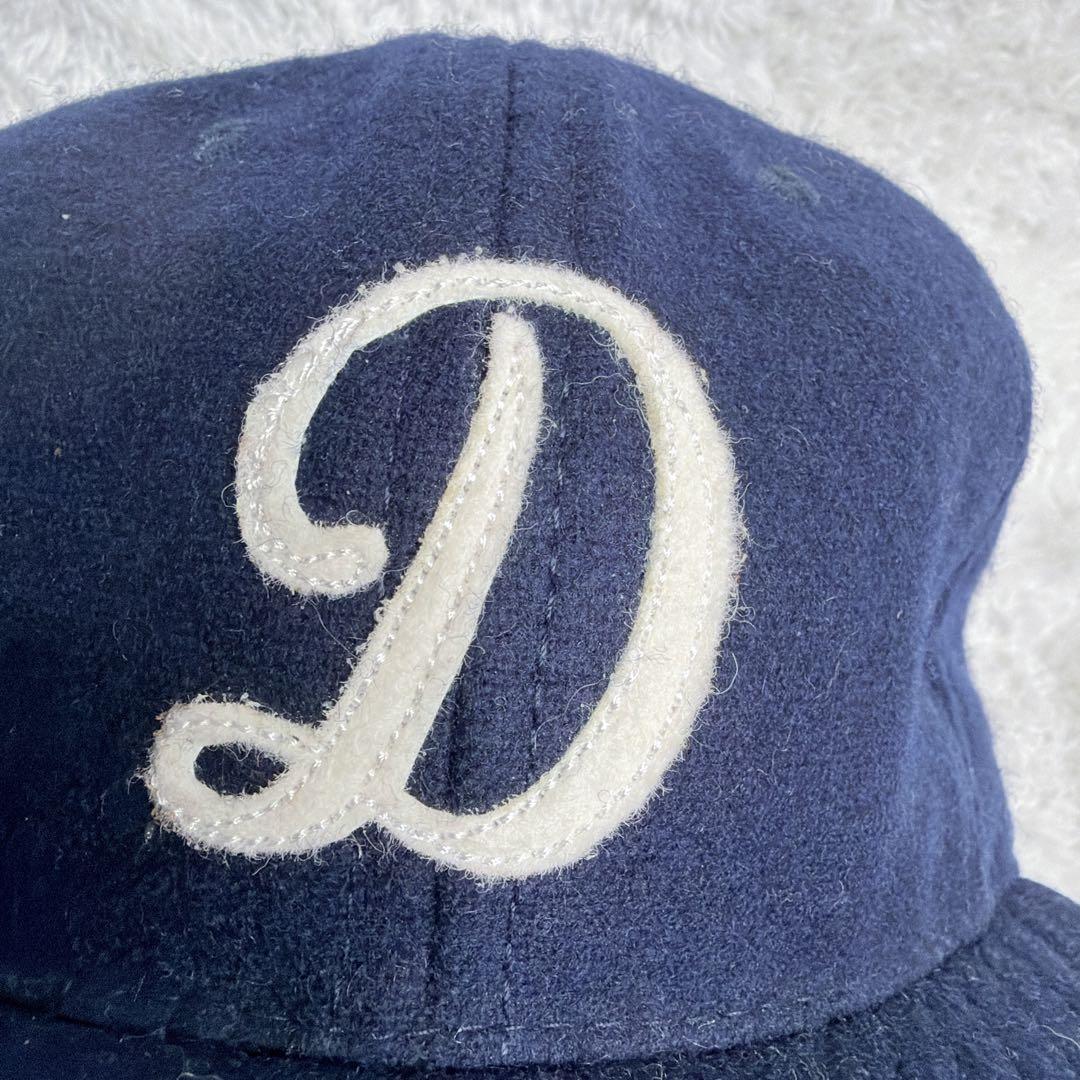 希少✨ delicious 仙台 キャップ ebbets field 帽子 紺色 - メルカリ