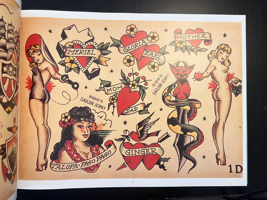 廃盤) Sailor Jerry Tattoo Flash 本 vol.1 - メルカリ