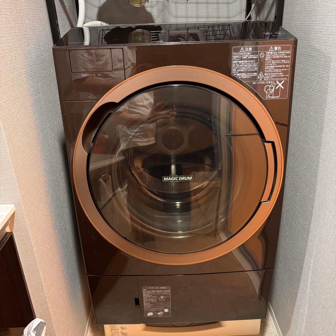 本日まで！　東芝　右開き マジックドラム　ドラム式洗濯乾燥機　TW-117X5R 説明書 東芝 TW-117X5R 洗濯機-乾燥機