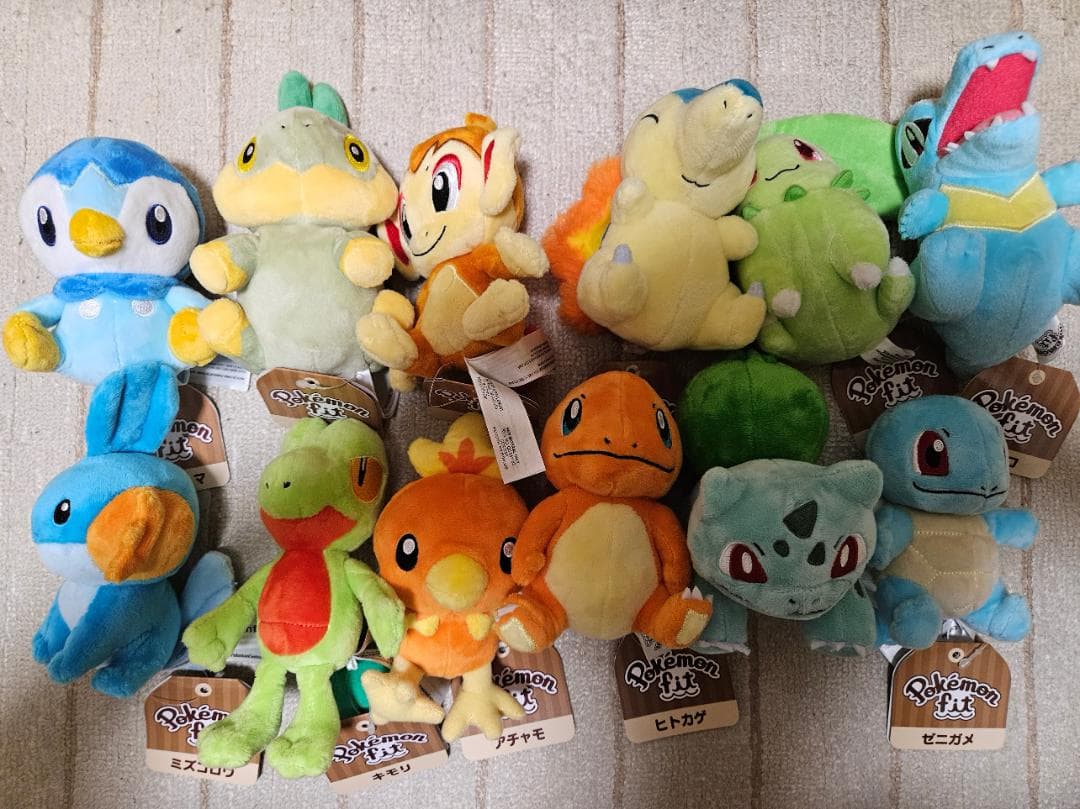 Pokemon fit 御三家 12体セット - メルカリ