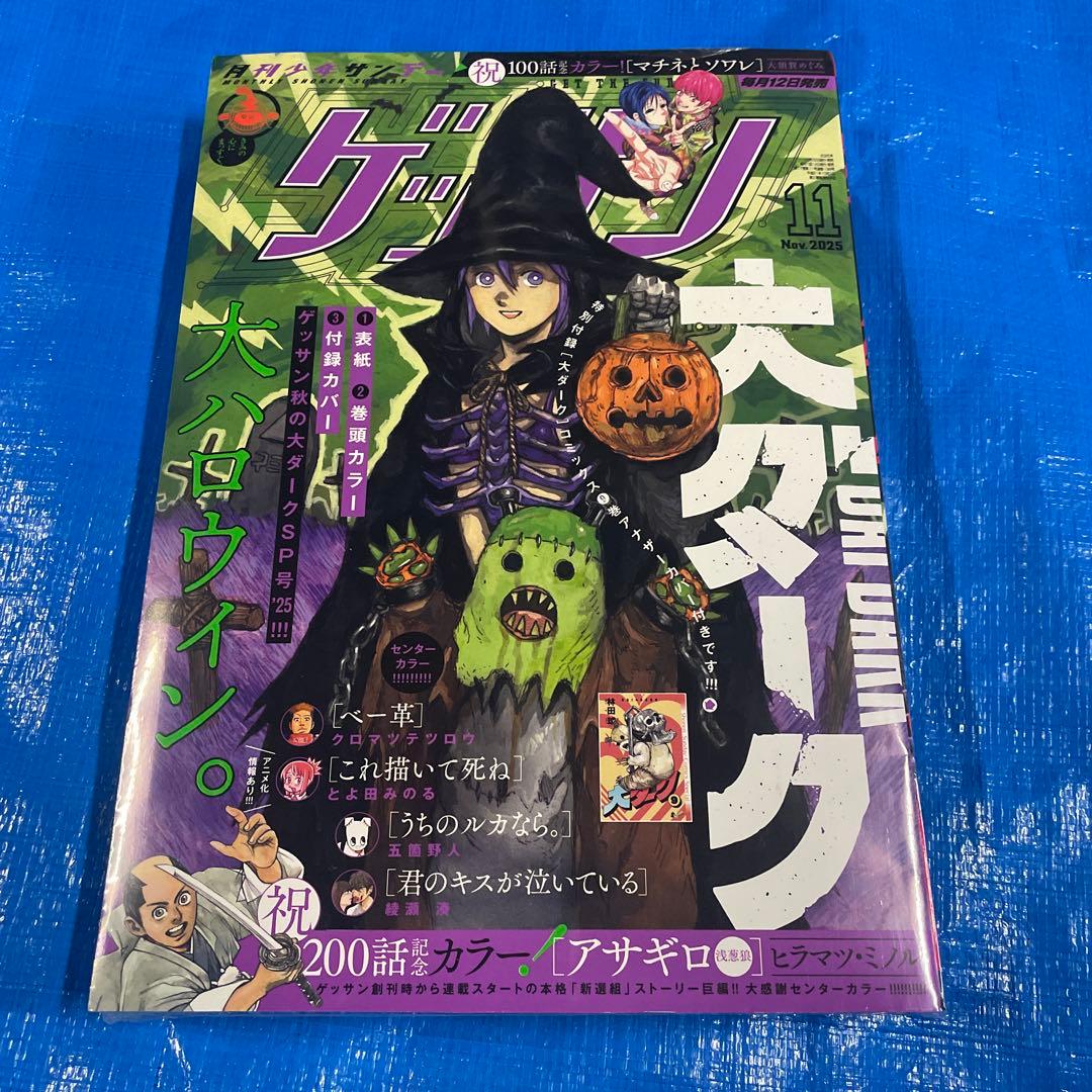 【シュリンク未開封】 ゲッサン 2025年11月号 大ダーク ドロヘドロ 林田球 Amazon.co.jp: ゲッサン (11月号) : 本