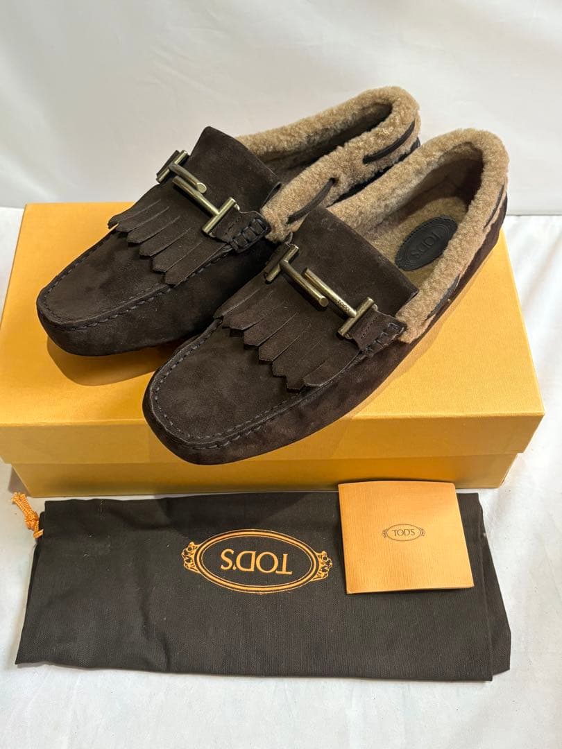 フォロー割 新品 TOD'S トッズ ゴンミーニ ムートン ドライビングシューズ TOD'S（トッズ） TODS ドライビングシューズ GOMMINI ゴンミーニ