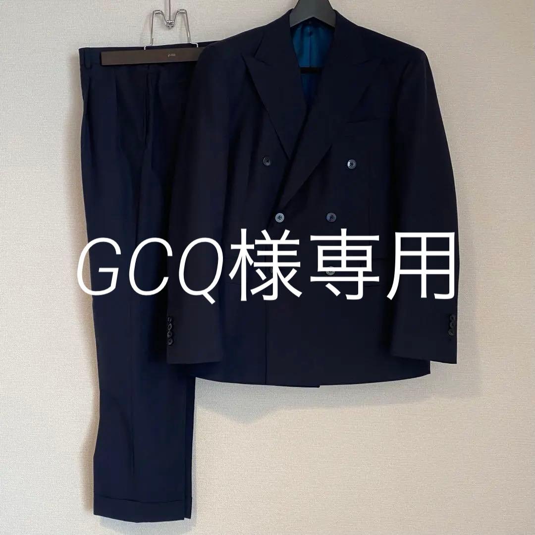 美品★Ermenegildo Zegna ダブルブレストオーダースーツ 永く美しく愛用するなら上質なものを。ゼニアのダブルスーツ(o^―^o)ﾆｺ