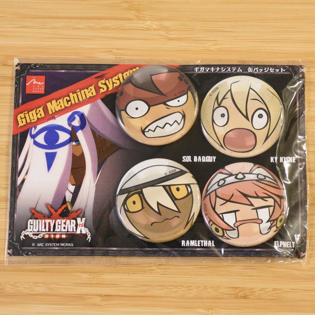 GUILTY GEAR ギガマキナシステム缶バッジ - メルカリ