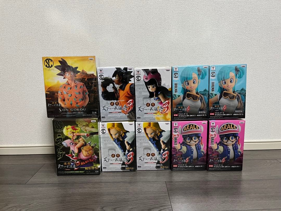 ドラゴンボール　造形天下一武道会　悟空　チチ　ブルマ　ランチ　18号　アラレ ドラゴンボール 造形天下一武道会 悟空 チチ ブルマ ランチ 18号
