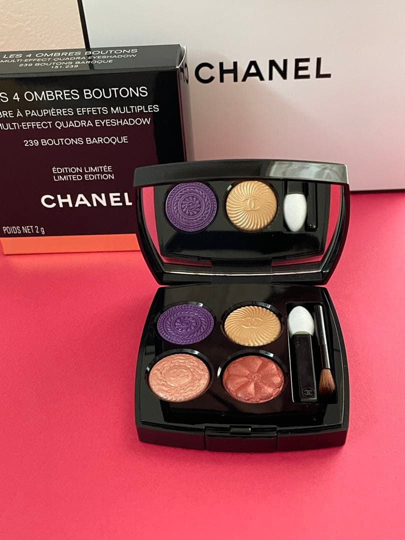 CHANEL レキャトル オンブル　ブトン239 （チャンスサンプルおまけ付け) CHANEL 2025秋コスメ】レ キャトル オンブル ブトン／219 ブトン