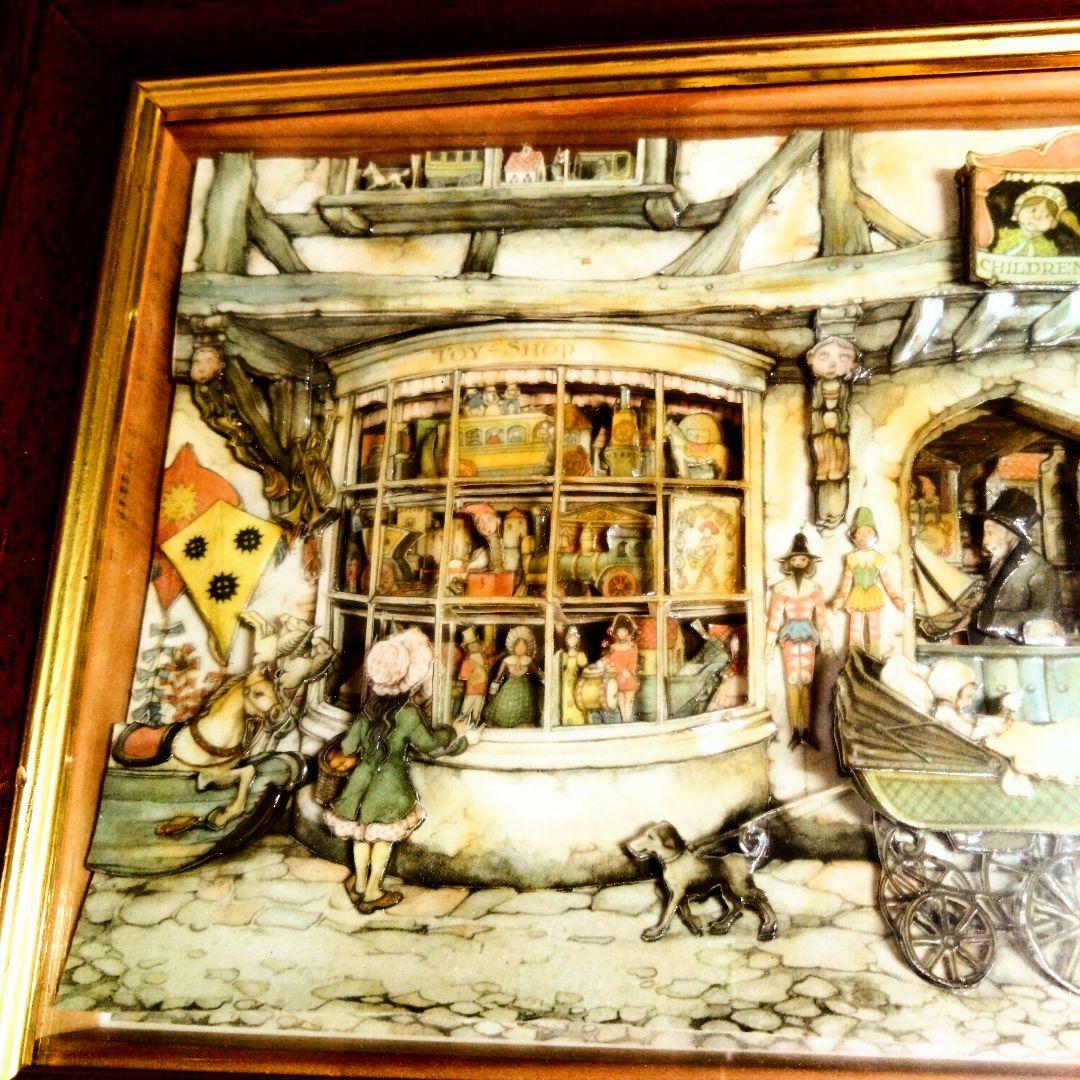 ANTON PIECK】4点3Dアート玩具店蹄鉄店演奏会馬車