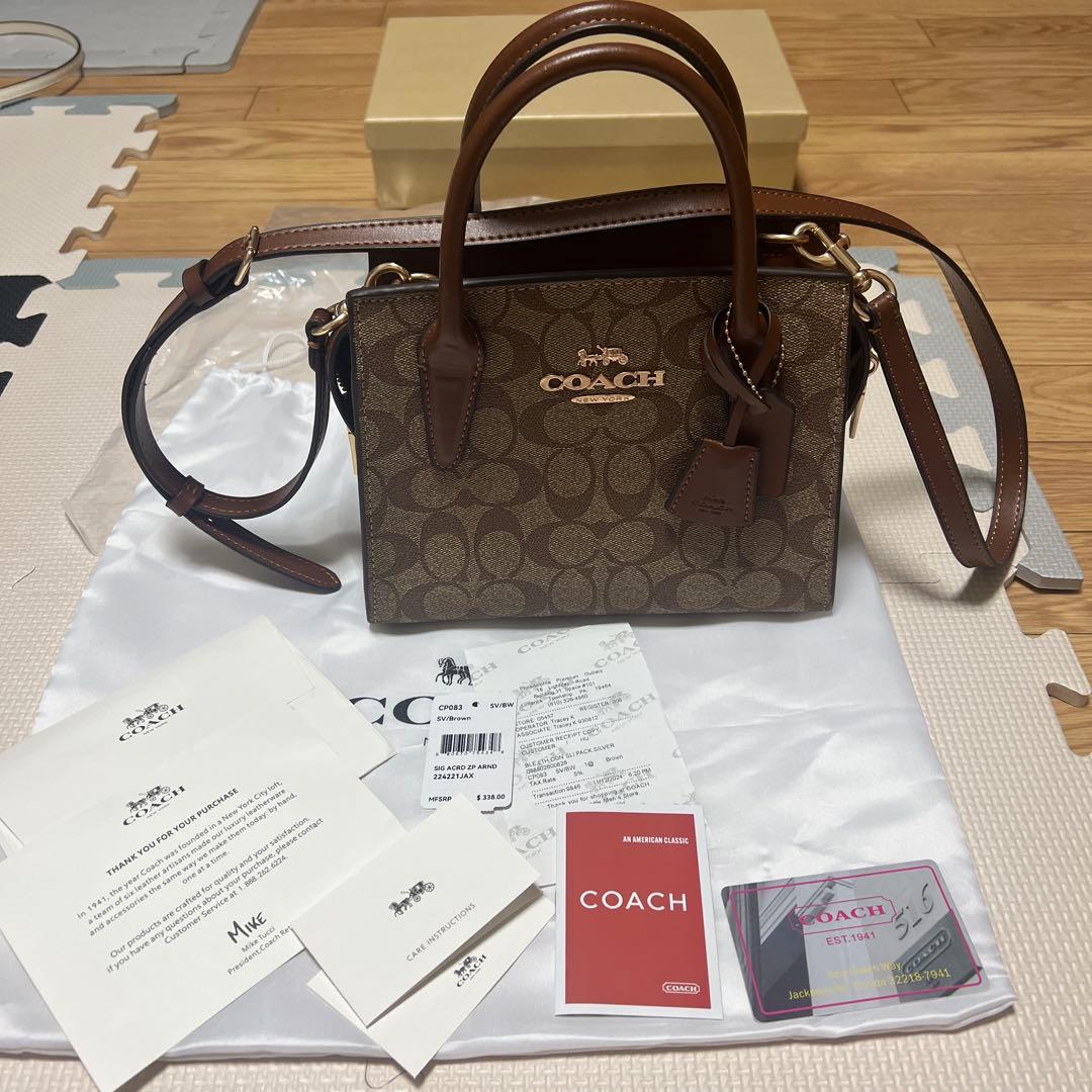 COACH ショルダーバッグ ブラウン COACH（コーチ） ショルダーバッグ フリ- ブラウン系その他 レディース