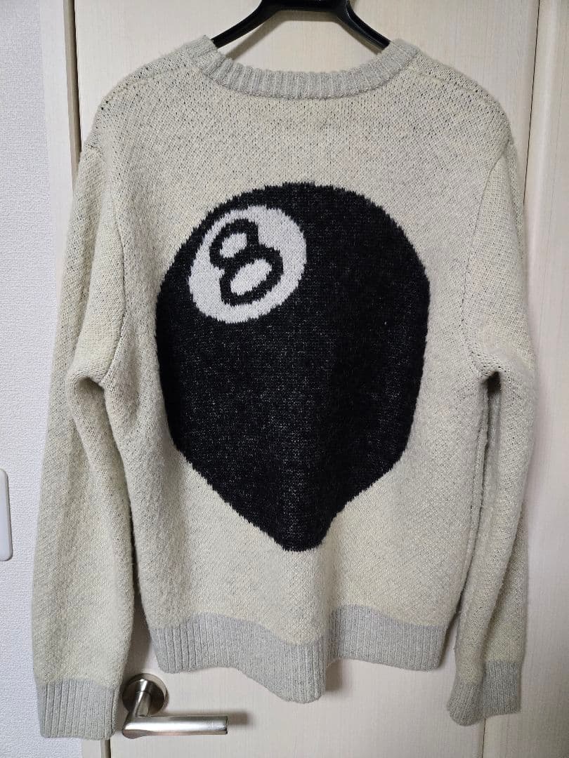 STUSSY 8BALL mohair sweater エイトボール ニット Stussy 8 Ball Heavy Brushed Mohair Sweater – Extra Butter