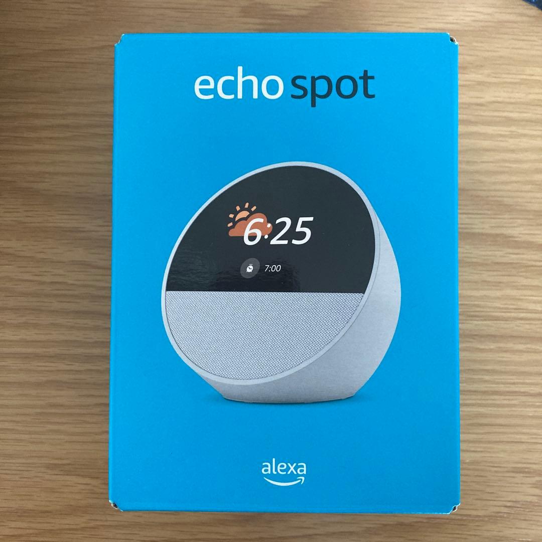 【新品未開封】Echo Spot Amazon エコースポット 2.8インチ amazon（アマゾン） エコースポット スピーカー アレクサ Bluetooth