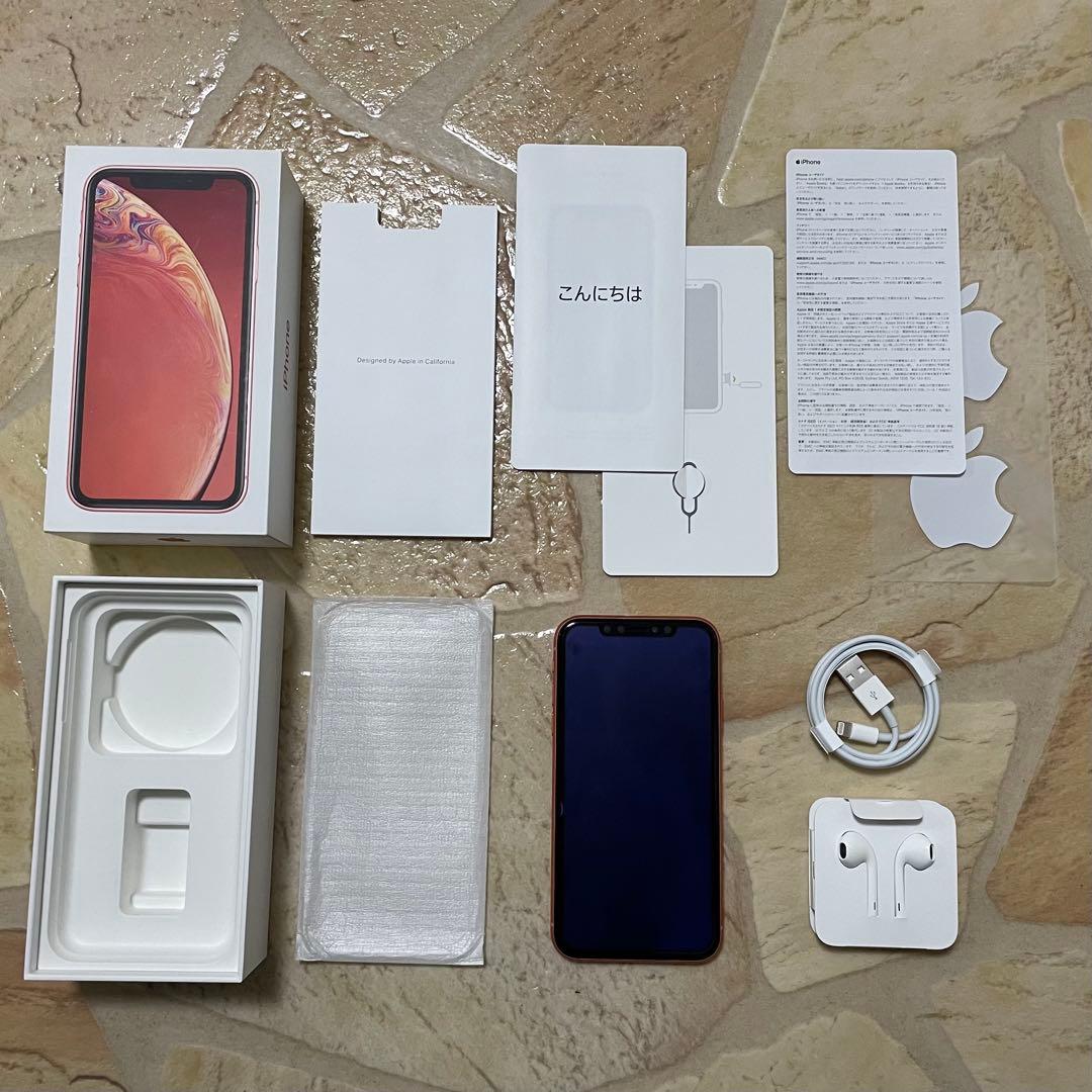 iPhone XR 64GB コーラル ガラスフィルム付き Amazon.com: Apple iPhone XR, 64GB, Coral - Unlocked (Renewed