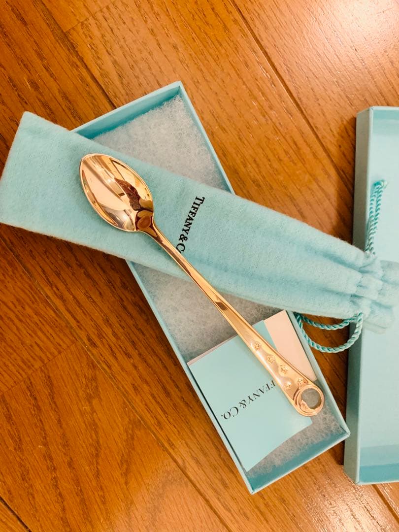 Tiffany & Co. 金メッキスプーン Tiffany & Co ティファニー Old French アンティーク スプーン