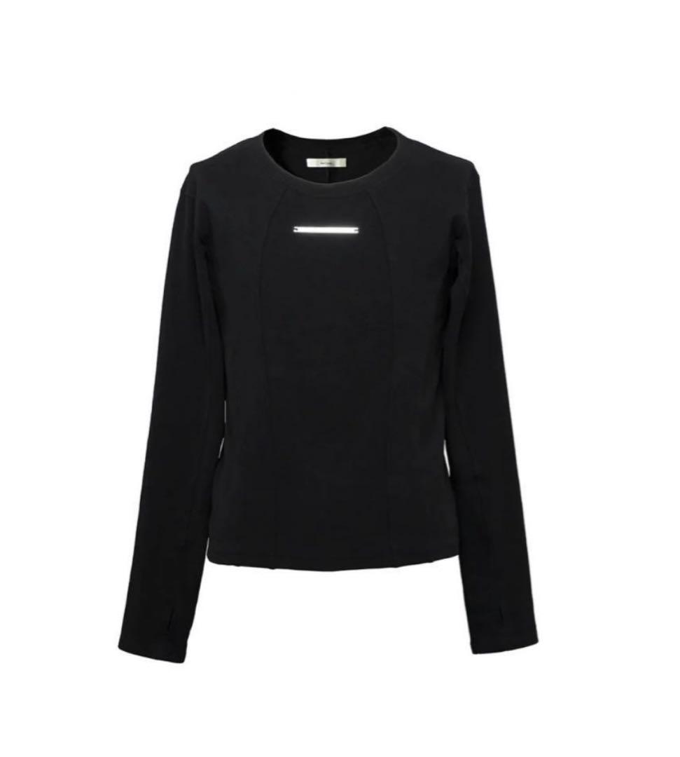 Jent Louis Rib Long Sleeve Tee ブラック Jet Black Long Sleeve T-Shirt - Black – Tee Luv
