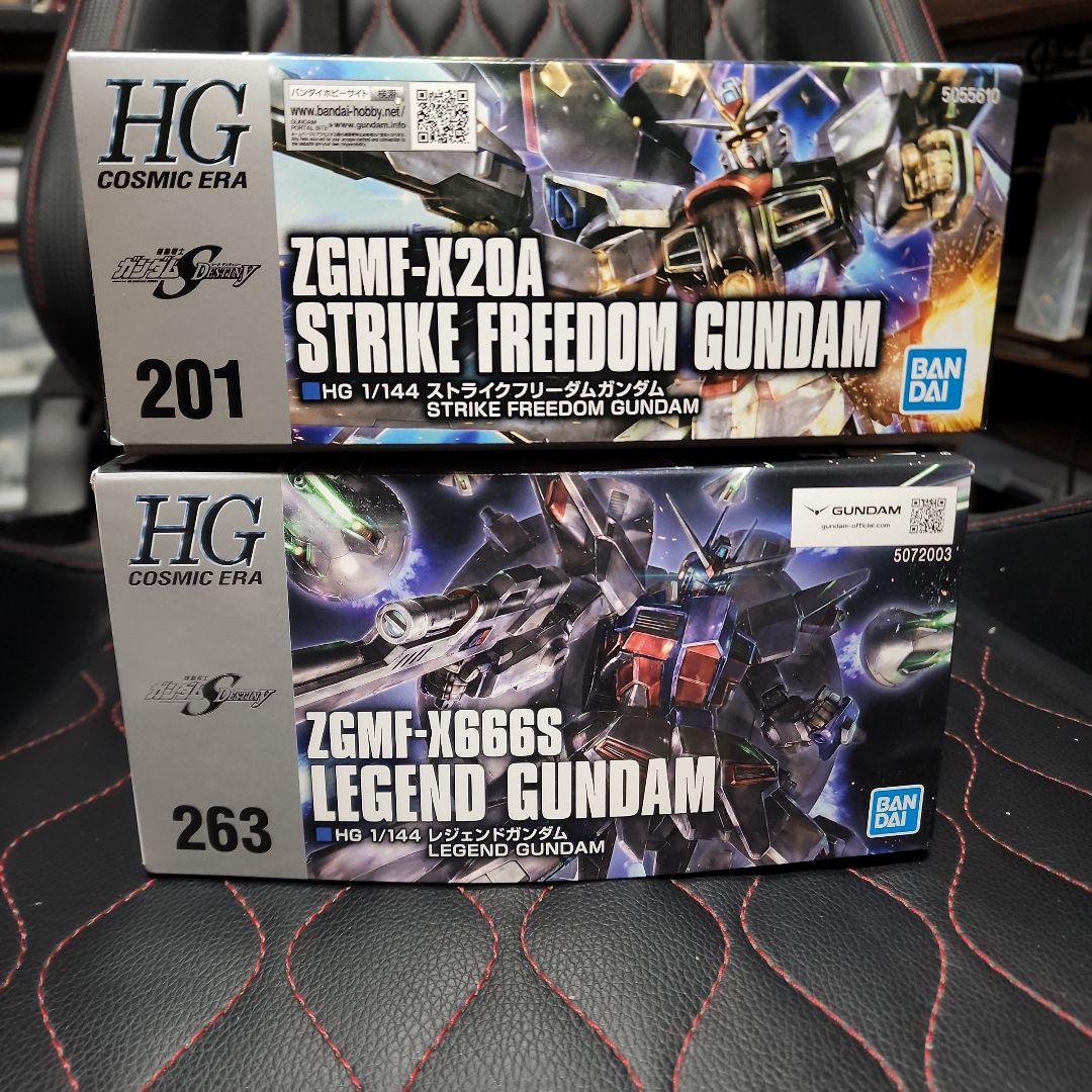HG 1/144 ストライクフリーダム&レジェンドガンダムセット - メルカリ