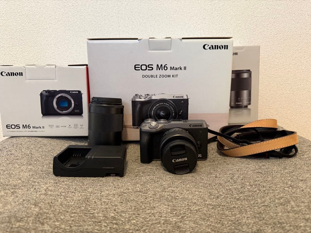 Canon EOS M6 Mark II ダブルズームキット EOS M6 Mark II ダブルズームキット [シルバー]の製品画像 - 価格.com