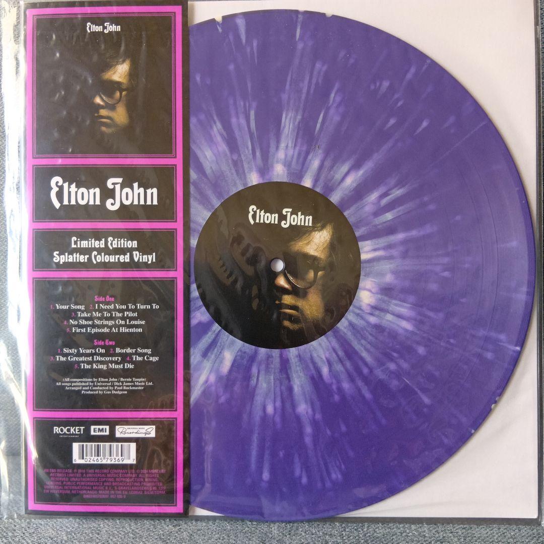 限定輸入盤 アナログレコード（Purple Vinyl） Elton John - メルカリ
