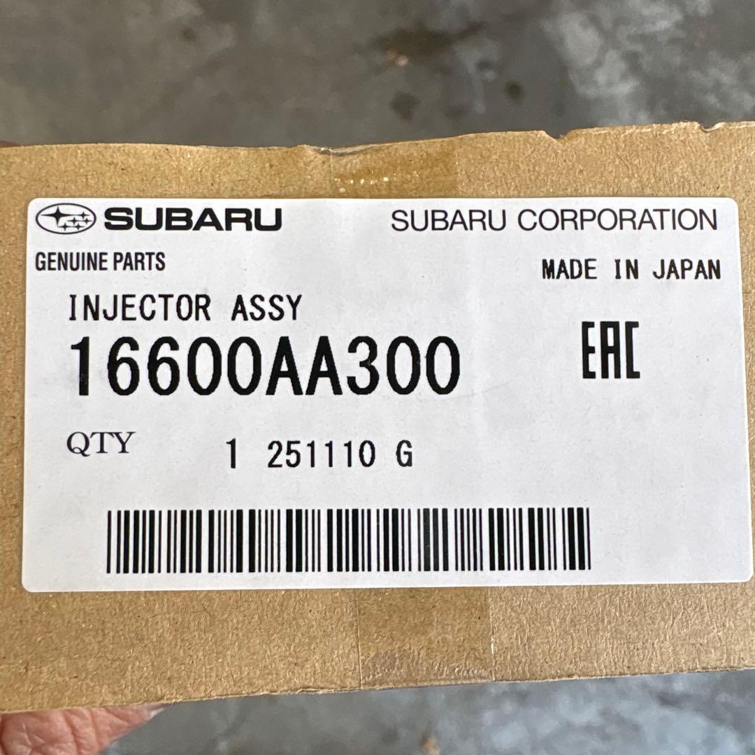 スバル レヴォーグ vm4インジェクター 16600AA300 16600AA300 Injector Assembly Subaru Genuine OEM Part for sale
