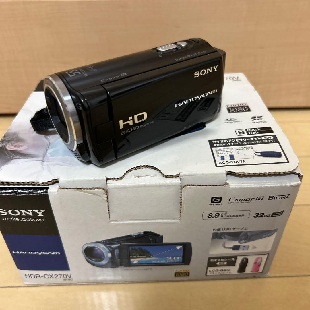 M*)様 美品　ソニー　デジタルHDビデオカメラレコーダー HDR-CX270V Amazon | SONY HDビデオカメラ Handycam CX270V ボルドーブラウン HDR