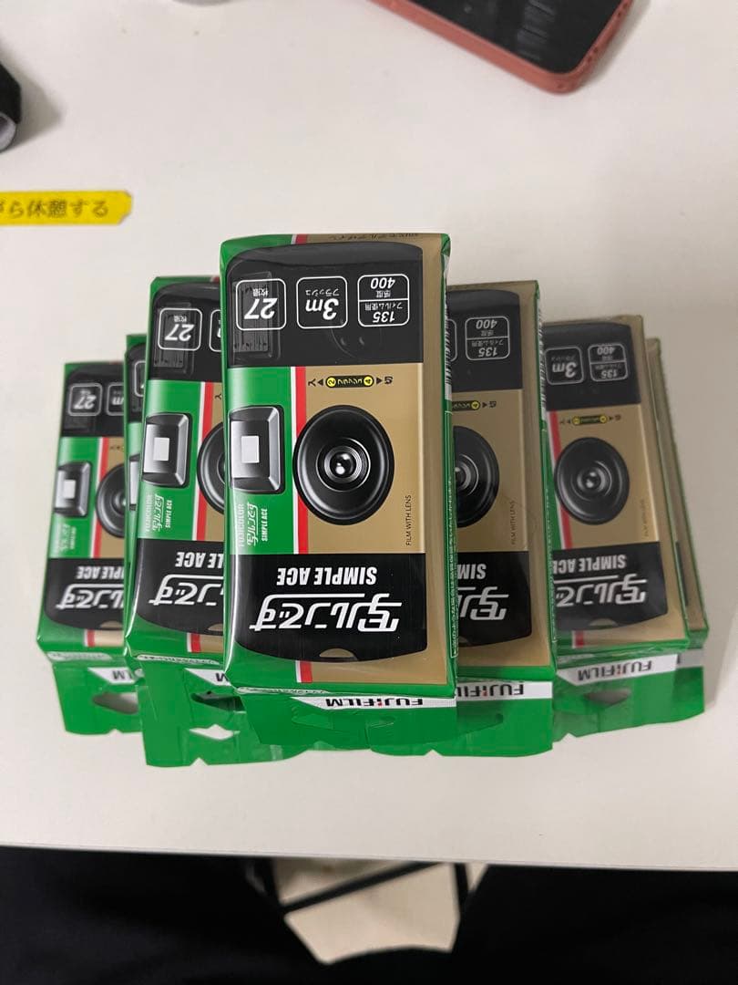 新品 写ルンです Simple ACE 27枚撮 10個セット 富士フィルム FUJIFILM フジフイルム レンズ付きフィルム「写ルンです」 シンプル