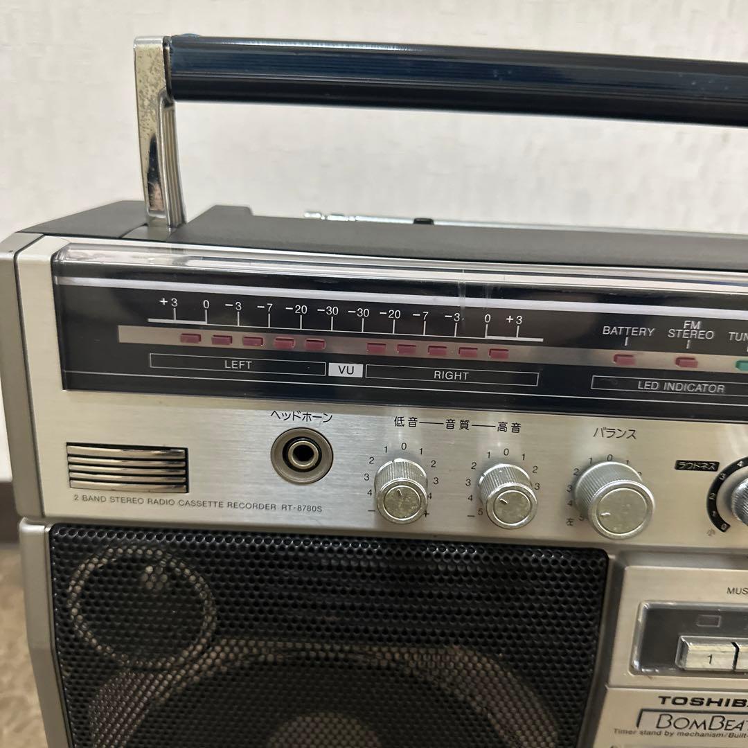 東芝ラジカセ TOSHIBA BomBeat MQJS RT-8780S - メルカリ