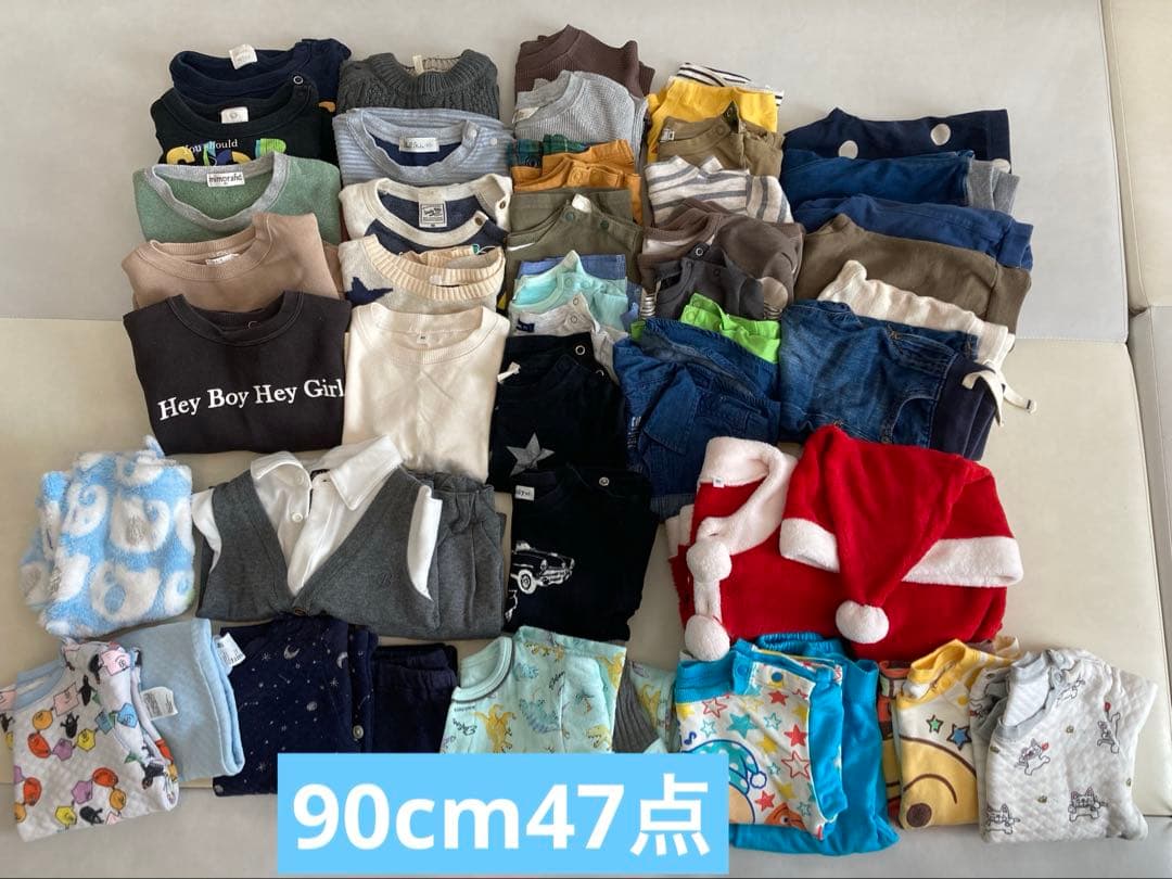 男の子服まとめ売り90cm春秋〜冬物47点 - メルカリ