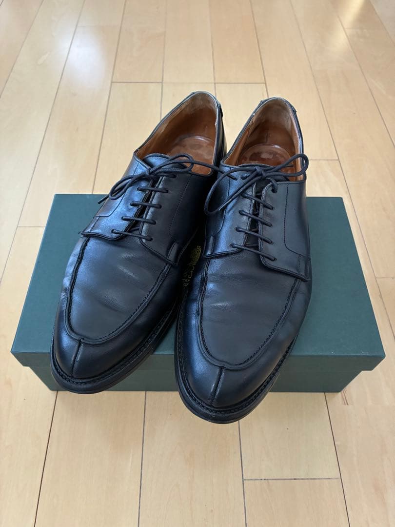 クロケット&ジョーンズ × バーニーズ 定番 モールトン (黒/10) Crockett&Jones（クロケット&ジョーンズ）Moreton（モールトン