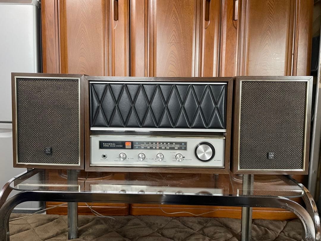 ナショナル ステレオ サウンド システム SF-580 Yahoo!オークション - 真空管卓上ステレオ ナショナル SF-580 レコード