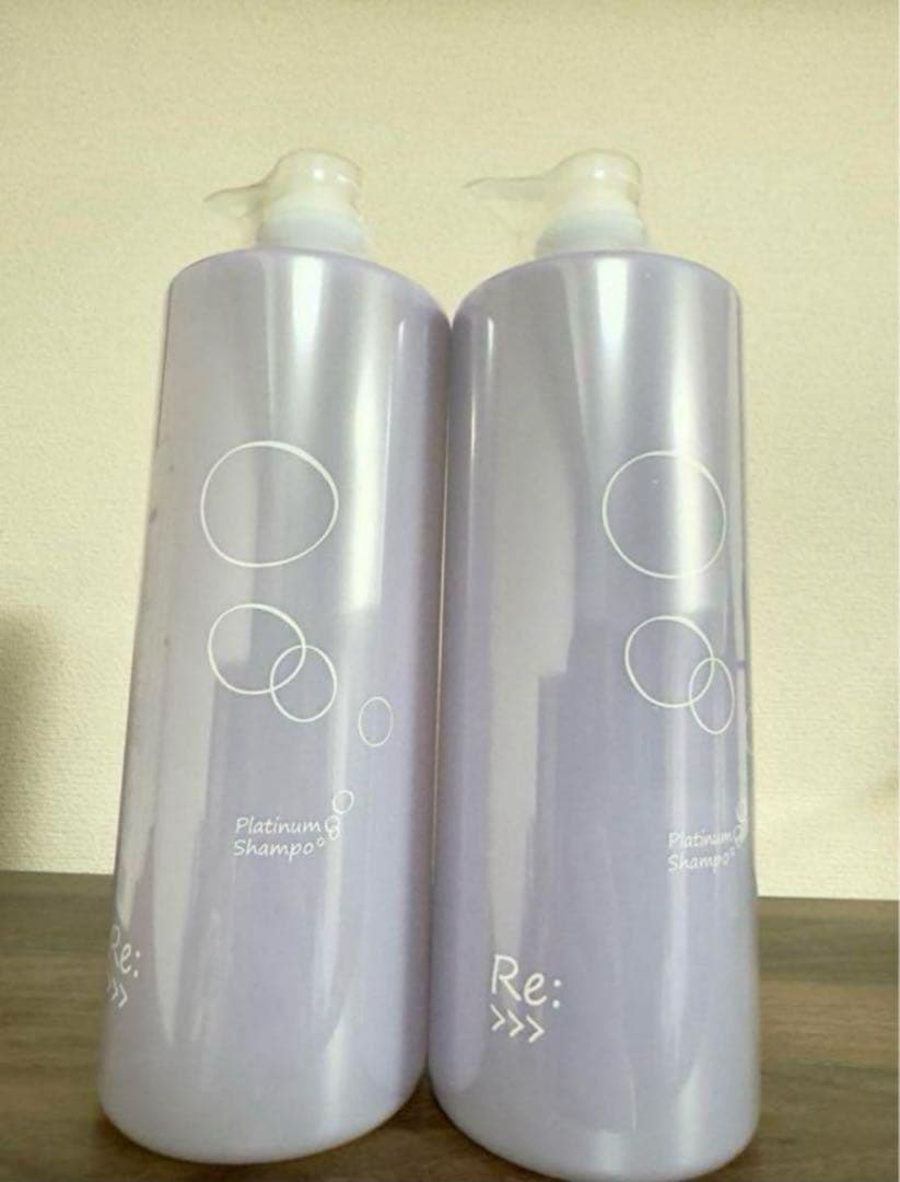 アジュバン　プラチナムシャンプー1000ml 2本　限定ボトル アジュバン リ: プラチナム シャンプー 1000mL + トリートメント 1000g