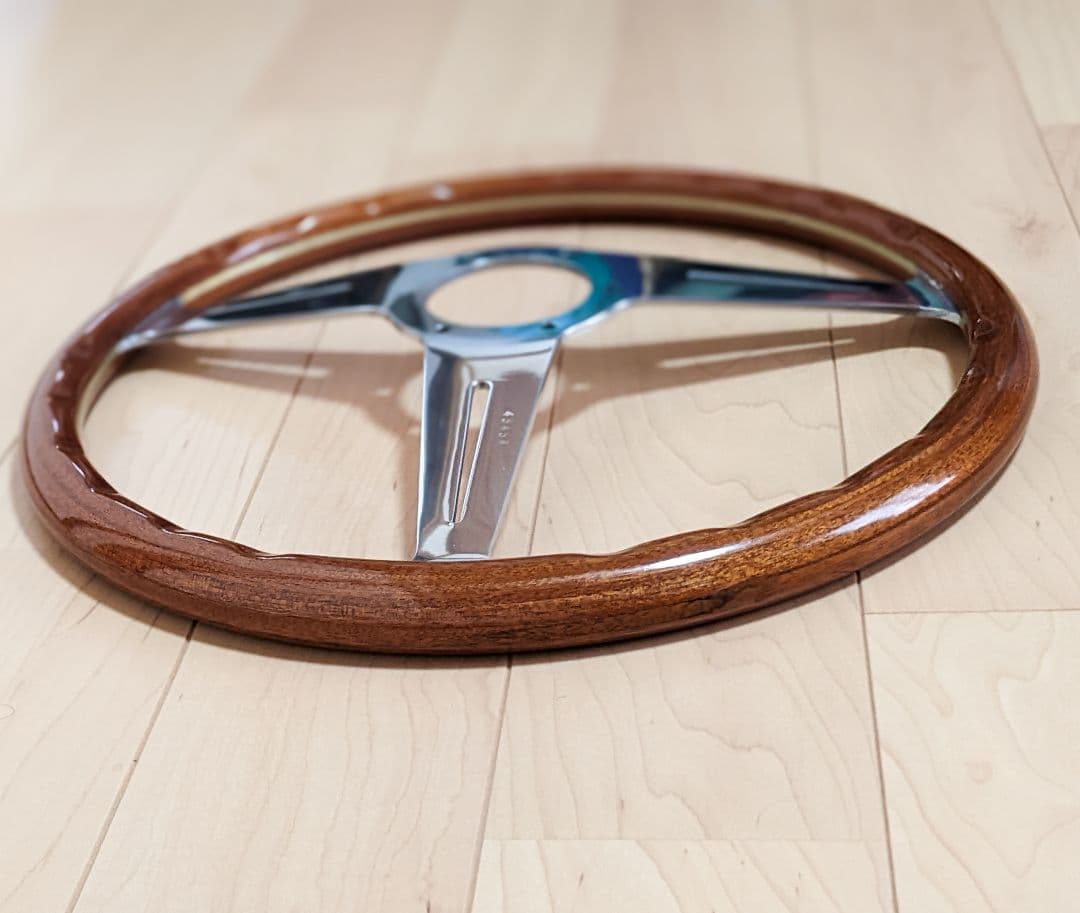 ナルディ NARDI ステアリング ウッドステアリング 36 当時物 新品未
