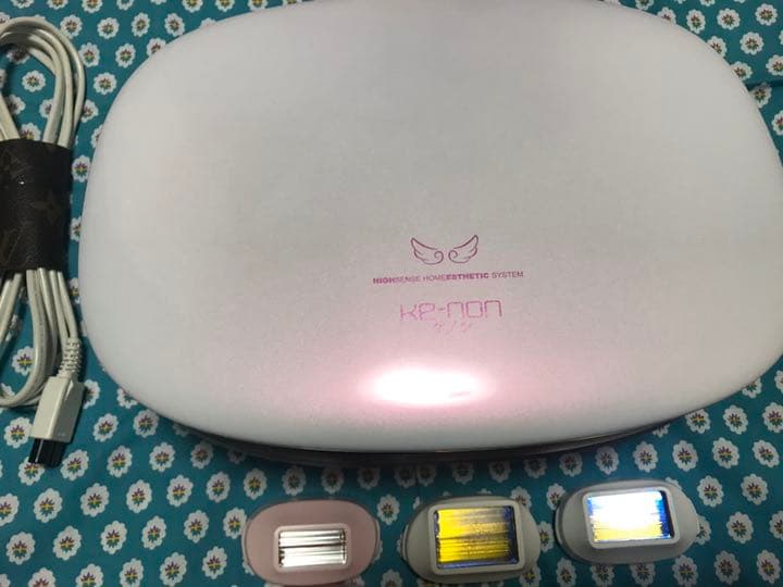 ケノン6.2ver 美品  カートリッジ6個つき。箱なし ケノン（ke-non） 脱毛器 スーパープレミアムカートリッジ2 スーパー