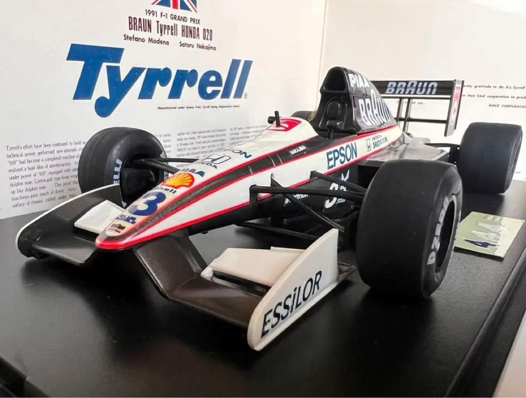 WAVE製 1/24 ブラウン ティレル ホンダ 020 中嶋 悟 - メルカリ