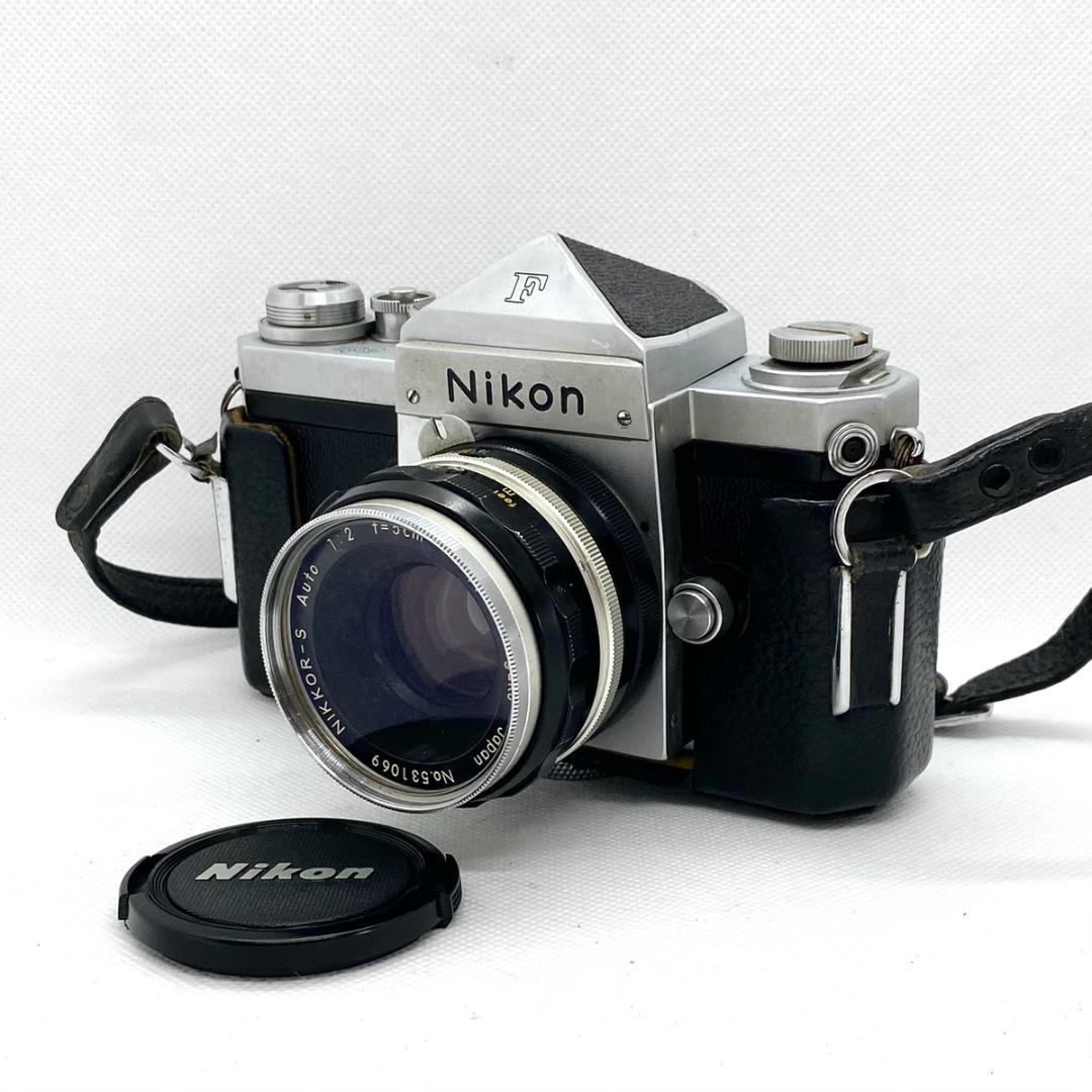 【C6677】F+nikkor-s auto 5cm f2 中期 フイルムカメラ Nikon F2 フォトミック + NIKKOR-S Auto 5cm f2 - 三葉堂寫眞機店