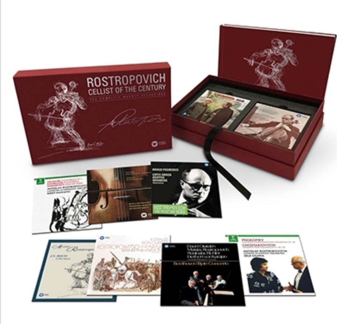 【未開封新品】ロストロポーヴィチ『ワーナー録音全集』（40CD＋3DVD） Yahoo!オークション -「ムスティスラフ・ロストロポーヴィチ」(その他