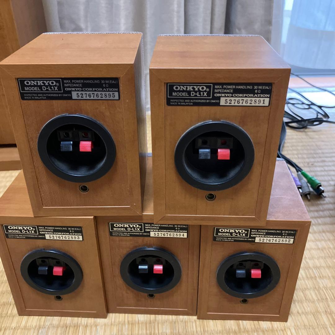 ONKYO 5.1chサラウンドスピーカーセット PR-155 SWA-155他 - メルカリ