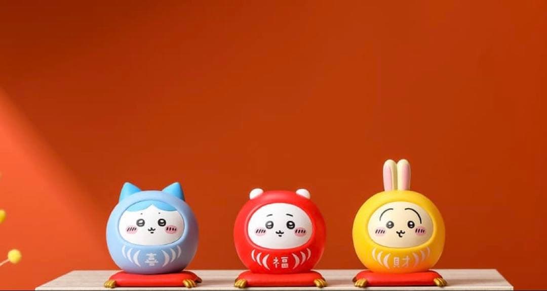 台湾限定ちいかわ セブンイレブン 祈願だるま 3点セット - メルカリ