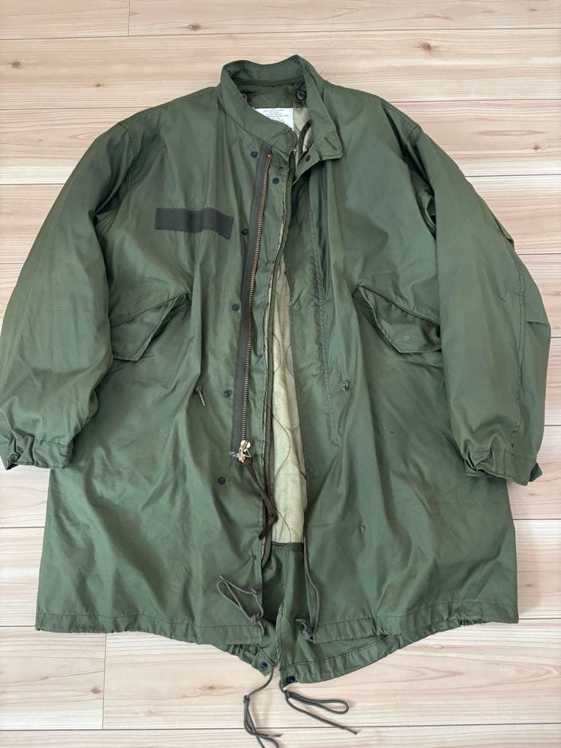 M-65 【美品】 M-65 フィッシュテールパーカー 実物 Sサイズ　80s KU126 実物 M-65 US ARMY フィッシュテールパーカー Sサイズ