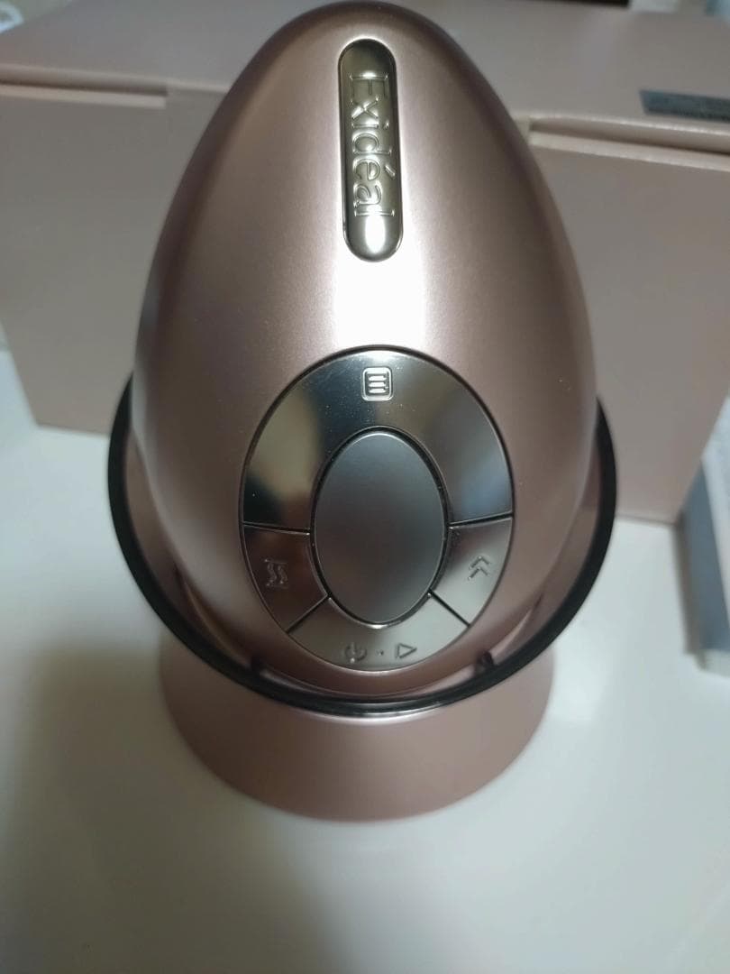 Exidéal ovo(オーヴォ)美顔器 卵型 ローズゴールド 楽天市場】美顔器 美顔機 エクスイディアル オーヴォ！LED美顔器【送料