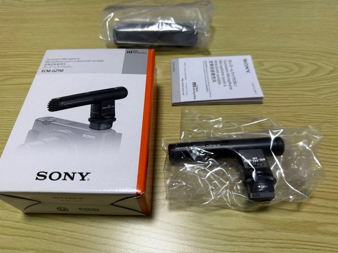 SONY ガンズームマイク ECM-GZ1M｜未使用級・付属品完備｜外付けマイク 楽天市場】SONY ECM-GZ1M ガンズームマイクロホン マルチ