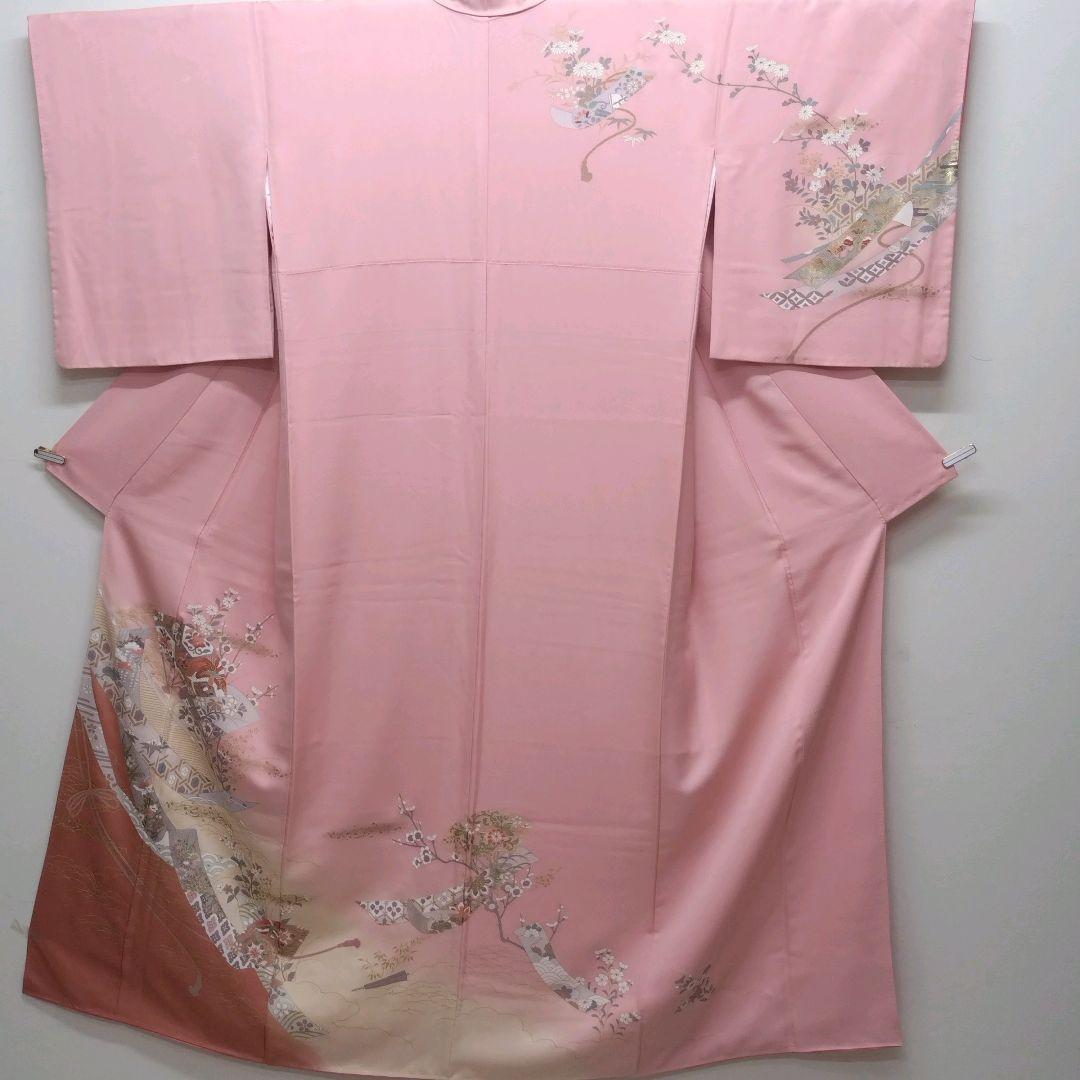 734 半額セール 正絹 高島屋誂え 未使用品 友禅 訪問着 4点フルセット
